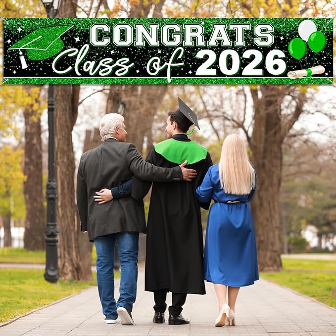 Graduation Decorations 2026 Yard Sign Class of 2026 Banner | Large Congrats - Image 7