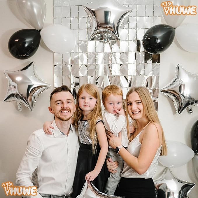 Silver Star Balloons 18 Inch - Image 2