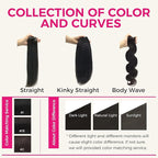 Lashey Clip in Hair Extensions Real Human Hair, 16 Inch #1B Natural Black 7pcs 120g, Human Hair Clip in Extensions Thick Straight Hair for Women
