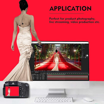 Red Photography Backdrop for Photoshoot, Fabric 10x10ft | Versatile Studio - Image 3
