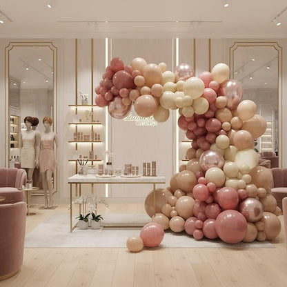 Vellax 146-Pc Balloon Garland Kit, Dusty Pink, Nude & Rose Gold DIY | 146-pc - Image 8
