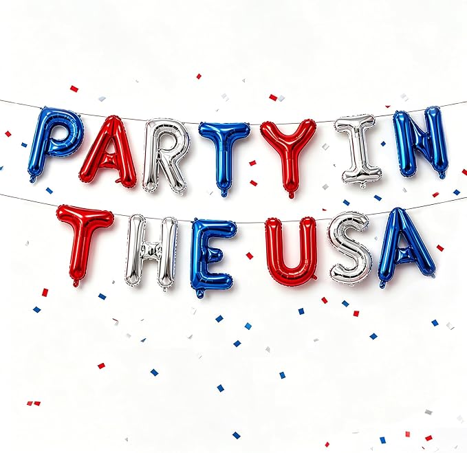 13Pcs Independence Day Balloon Set, Suitable by Unknown