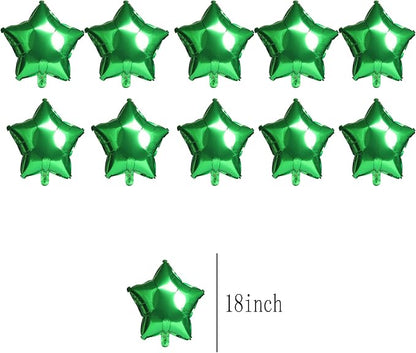 10PCS 18" Star Balloons Foil Balloons Foil Membrane Balloons Party & Wedding - Image 2