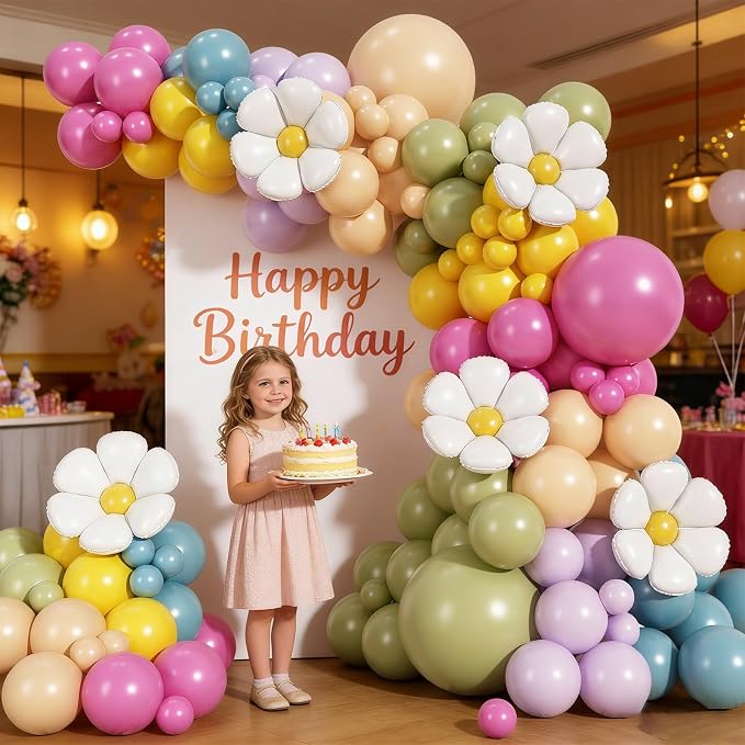Daisy Flower Balloon Arch Kit - Image 2