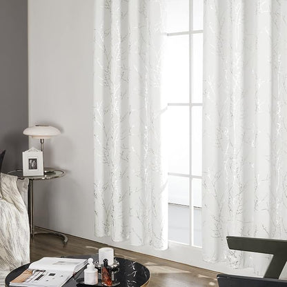 Deconovo Living Room Curtains 95 Inches Long, Thermal Insulated, Room Darkening - Image 4