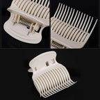 Tbestmax 24 Hot Roller Clips for Hair Curler Claw Clip Replacement Hair Section Styling for Women Girls White