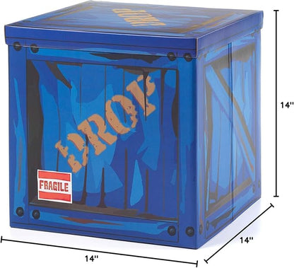 Loot Drop Box – Large 14”x14”x14” Cardboard Box | Fun Party Decor & Storage Cube - Image 5