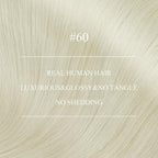 YoungSee 150G Clip in Hair Extensions Human Hair Platinum Blonde Human Hair Extensions Clip in Blonde Clip on Real Hair Extension Silky Straight Add Volume 20Inch 7Pcs