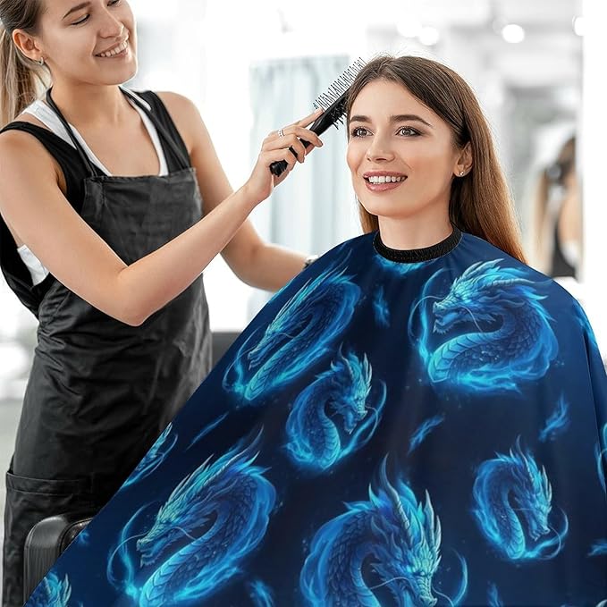 Barber Cape Waterproof Lining Anti Static Design for Salons/Home Use