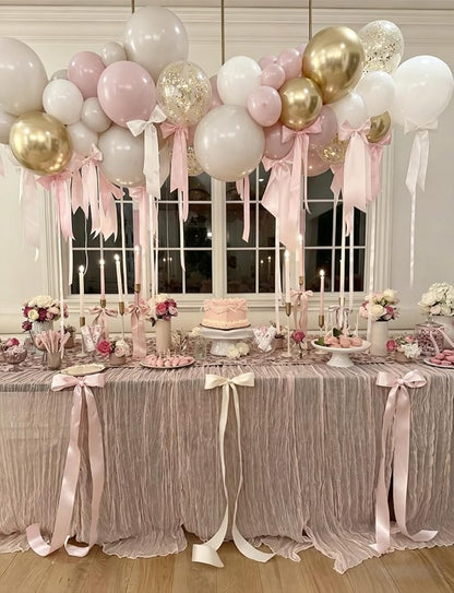 Dusty Pink and Gold Balloons - Image 2