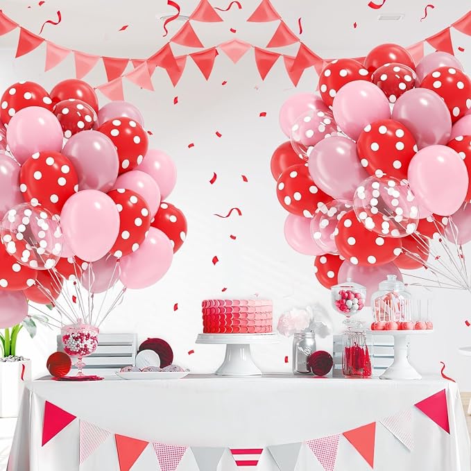 60pcs Strawberry Balloons 12inch - Image 6