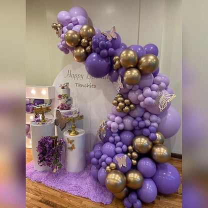 Purple Balloon Garland Arch Kit - Image 5