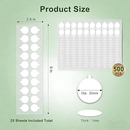 500Pcs Double-Sided Adhesive Dots - Image 5