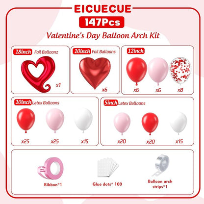Valentines Day Balloons Garland Arch Kit - Image 2