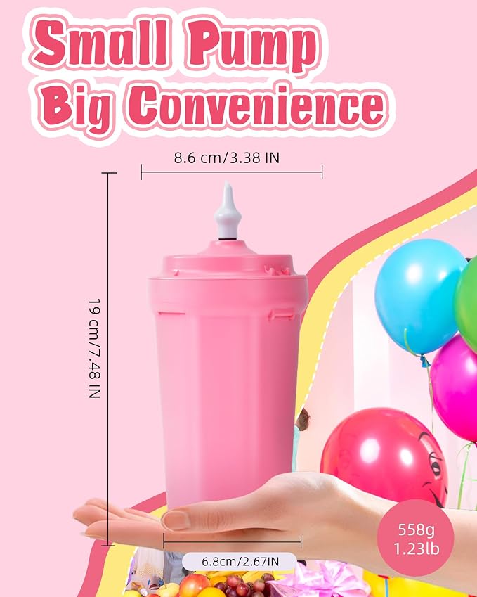Portable Balloon Pump Electric, Rechargeable Cordless Balloon Pump Inflator - Image 2