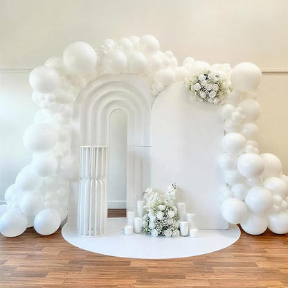 154 PCS of White Balloons in Different Sizes - Image 7