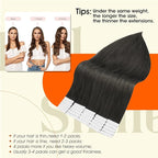 Full Shine Remy Tape in Extensions Human Hair Color 1C Mocha Brown Hair Extensions Real Human Hair Tape in 18Inch Straight Soft Skin Weft 50G 20Pcs Seamless Invisible Extension