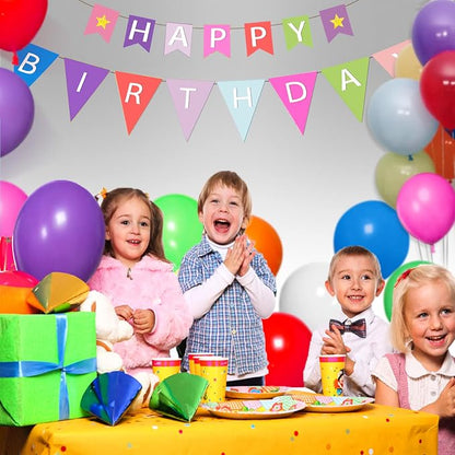 ASIYUHY 100 PCS Party Balloons Assorted Colors 12 Inch Rainbow Balloons - Image 8