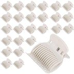 Tbestmax 24 Hot Roller Clips for Hair Curler Claw Clip Replacement Hair Section Styling for Women Girls White