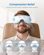 RENPHO Eye Massager with Heat Christmas White Elephant Birthday Gifts for Women Mom, FSA Eligible HSA Eye Mask for Migraine,Sleep Mask for Dry Eyes Relax, Reduce Strain for Men Dad Her Him Eyeris 1