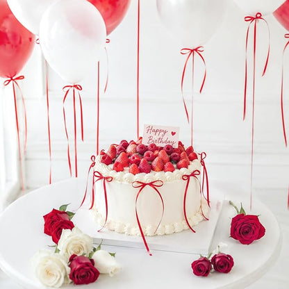 KINGLAKE Red Satin Ribbon - Image 5