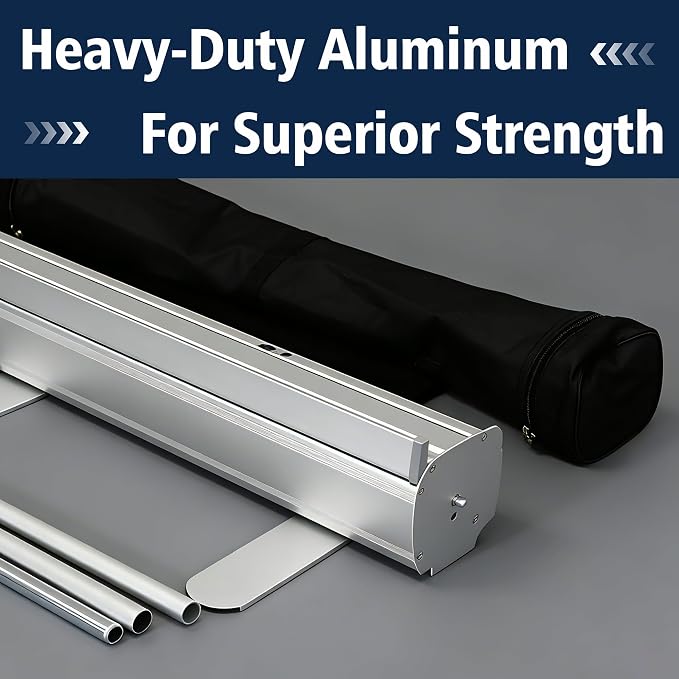 Custom Retractable Banner with Stand, Personalized Roll Up Banner, Full Color - Image 4
