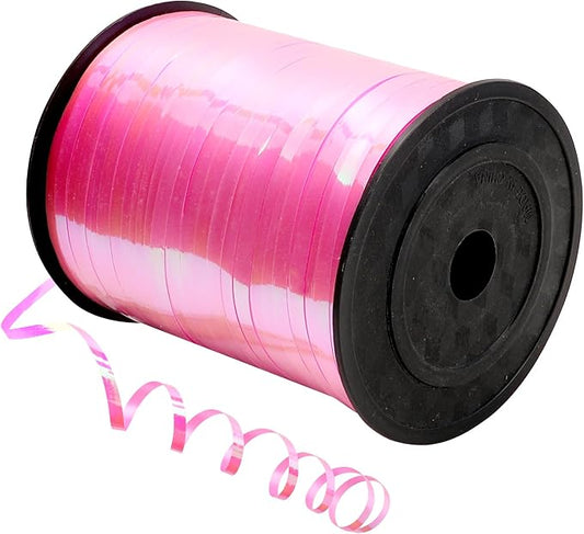 CHAQiWi 500 Yard Iridescent Pink Curling Ribbon, 1/5" Wide Holographic by Unknown