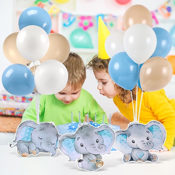 6 Sets Balloon Stand Kit for Table Elephant Baby Shower Tables Centerpiece - Image 6