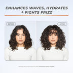 XMONDO Hair Wavetech Wave Shampoo | Vegan Formula with Sunflower Seed & Grape Seed Oil to Boost Hydration, Tame Frizz, and Enhance Your Wavy Hair, 8 Fl Oz 1-Pack