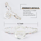 Large Metal Hair Claw Clips for Thick Hair 4.7 Inch Big Matte Metal Hair Clip for Women Strong Hold Claw Barrettes for Long Hair New Hair Accessories (Style 1)