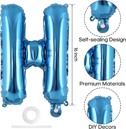 Happy Birthday Balloons Banner, Foil Balloon Personalized Name Letters Balloons - Image 6