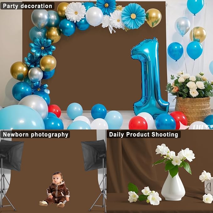 Dark Brown Photography Backdrop - Image 5