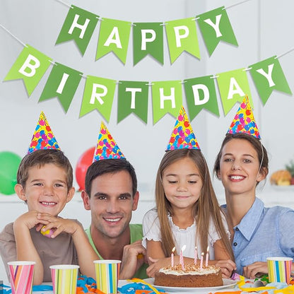 Happy Birthday Banner-Birthday Flag Bunting - Image 6