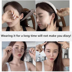 12 PCS Stretch Full Circular Stretch Comb Hair Bands, Comb Headbands for Women, Fashion Makeup Non slip Toothed Hairs Clip, Hair Wrap Holder for Lady and Girls Brown