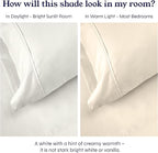 California Design Den Standard Queen Size Pillowcase Set - 400 Thread Count, 100% Cotton Sateen, Set of 2 Pillow Covers, Soft and Breathable - Ivory (Pale Tone)