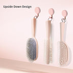 Hair Brush Set, Professional Styling Tools with Combs and Accessories, Pink, Gift Box Included (Pink Brush+Pink Comb)
