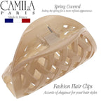 Camila Paris CP3201 French Hair Clip for Women Thick Hair for Long Curly Wavy Hair, Girls Hair Claw Clips Jaw, Durable Styling Big Claw Clip for Thick Hair, Strong Hold No Slip Grip, Made in France