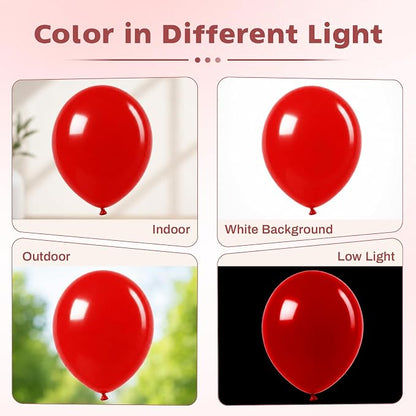 Red Balloons, 12 Inch Red Latex Party Balloon | 30 Pack Helium Balloons - Image 7