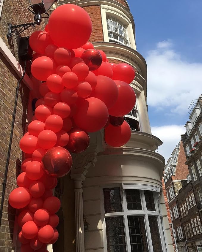 Red Latex Balloons, Graduation, Baby Shower, Valentines, Wedding Party - Image 3