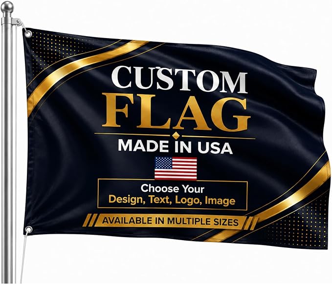 Custom Flag by BCB Print; Personalized Outdoor Flag by BCB