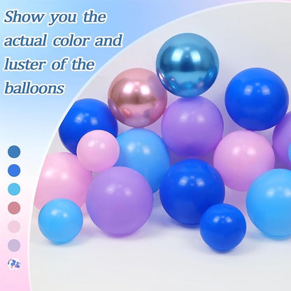 131pcs Pink and Blue Balloon Arch Kit - Image 4