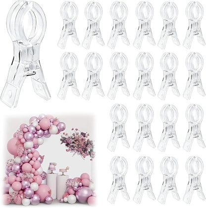 20Pcs Balloon Arch Clips, Plastic Spring Balloon Clips. | Ideal by Unknown