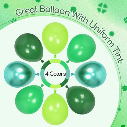 60pcs Green Balloons 12inch - Image 4