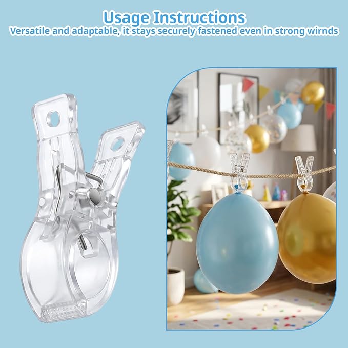 30PCS Balloon Arch Clips for Balloon Arch Backdrop, Professional Event Clips Set - Image 5