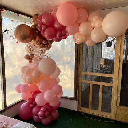 Pink Rose Gold Balloons - Image 6