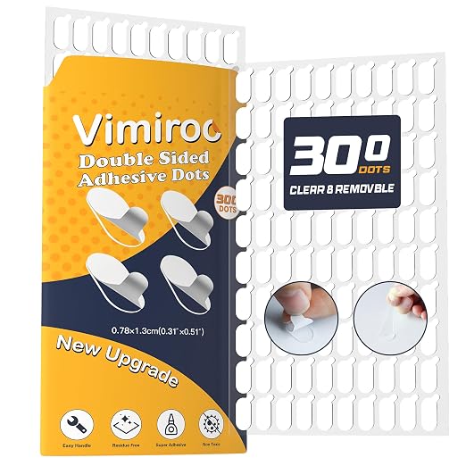 Adhesive Stick Dots, Putty Sticky Tack, Double Sided Mounting Glue Dots by VIMIROO