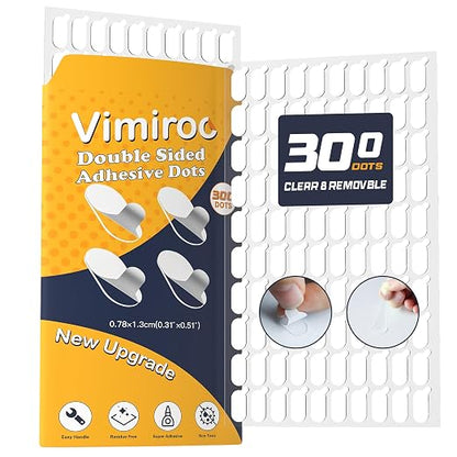 Adhesive Stick Dots, Putty Sticky Tack, Double Sided Mounting Glue Dots by VIMIROO