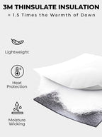 ORORO Heated Scarf, Up to 12 Hours of Warmth, Heated Neck Warmer with Rechargeable Battery