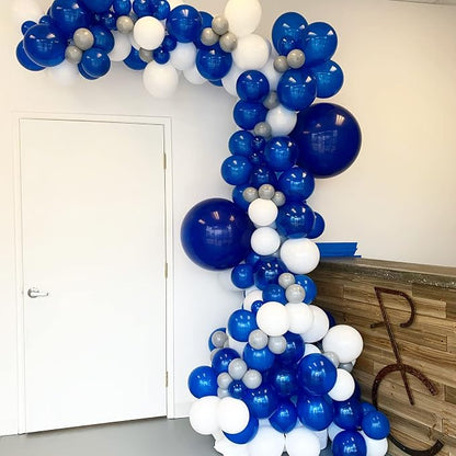 Voircoloria 130pcs Navy Blue Balloons Garland Arch Kit, 18 12 10 5 Inch | - Image 6