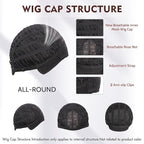 Wig with Bangs for Women | 16 Inch Layered Body Wave Synthetic Wig | Heat Resistant Yaki Fiber Natural Looking Shoulder Length Wigs | Synthetic Wig for Daily Wear - Natural Black